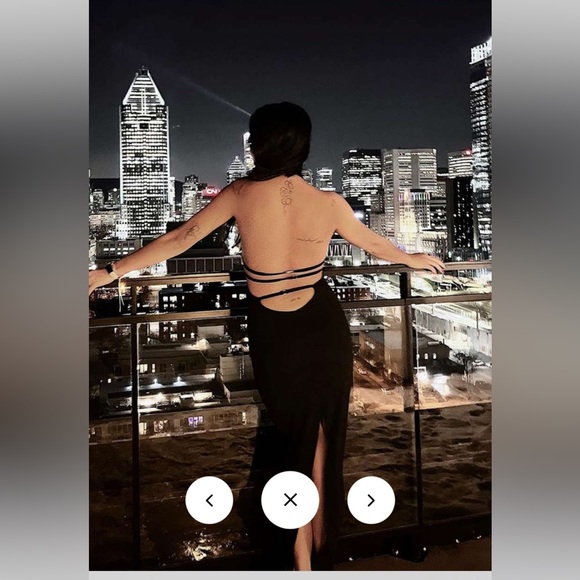 Micas Sexy Black Dress - Picture 3 of 5